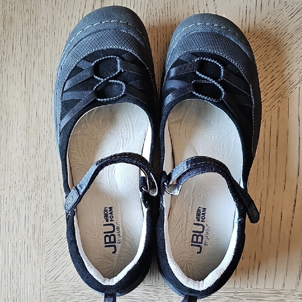 JBU Black Trail Shoes Size 8 Medium